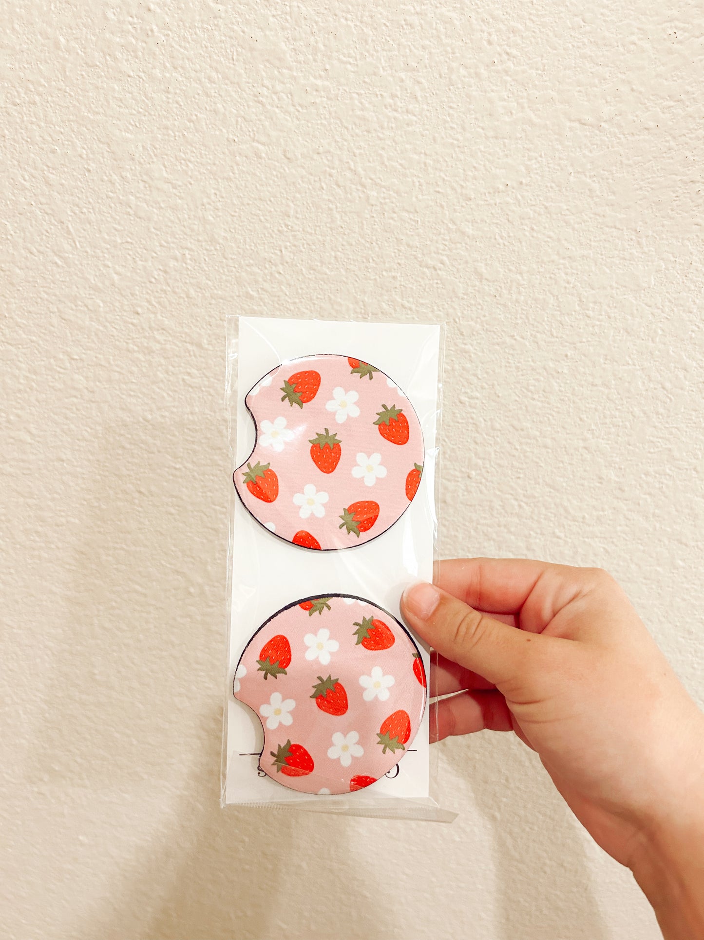 STRAWBERRY CAR COASTER