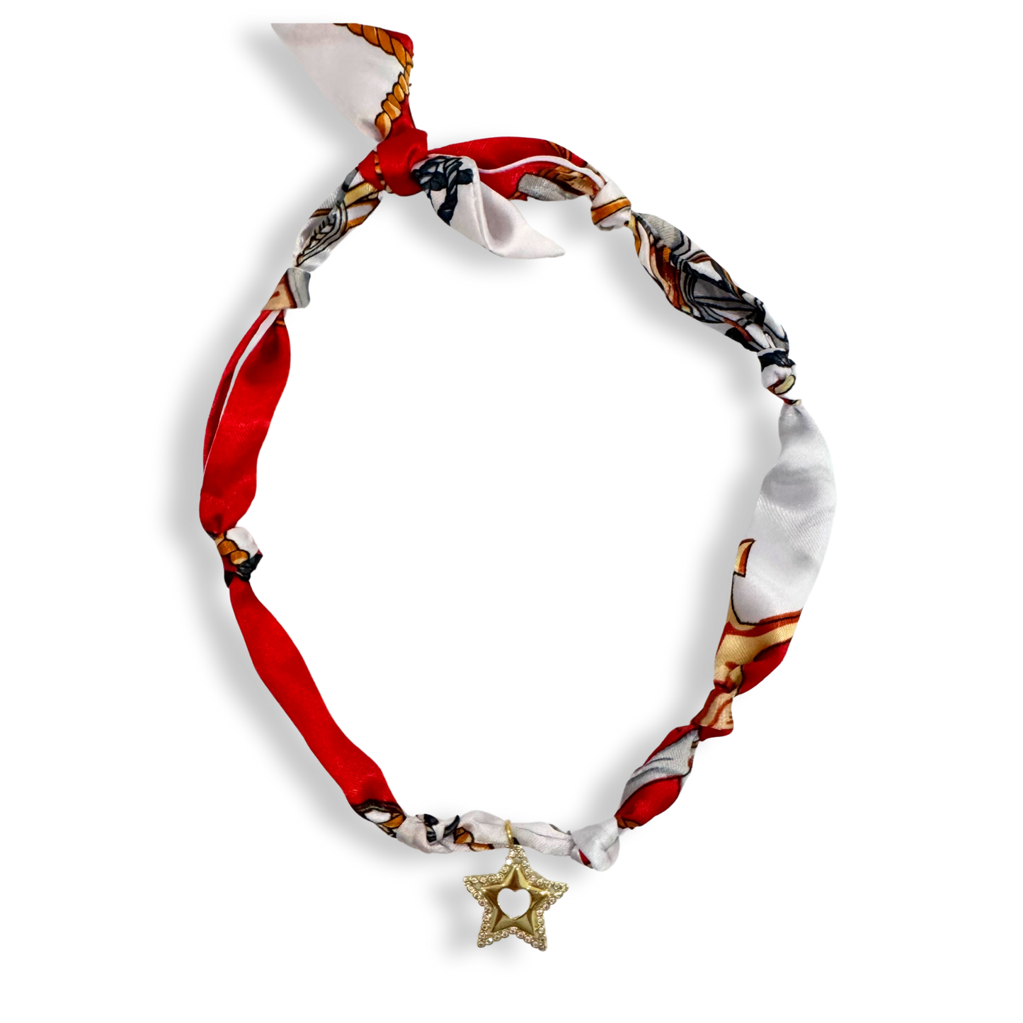 SCARF BANDANA CHARM NECKLACE