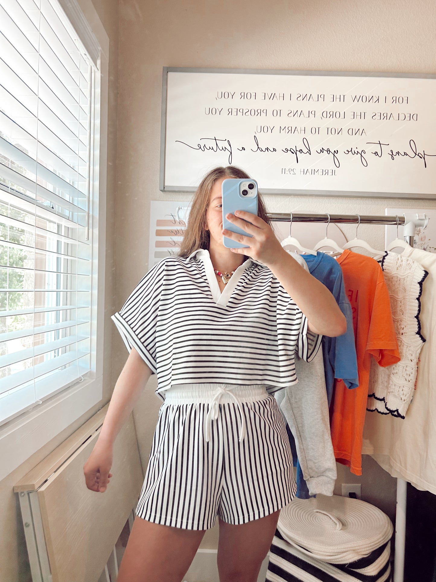 SUMMER KNIT STRIPES SET