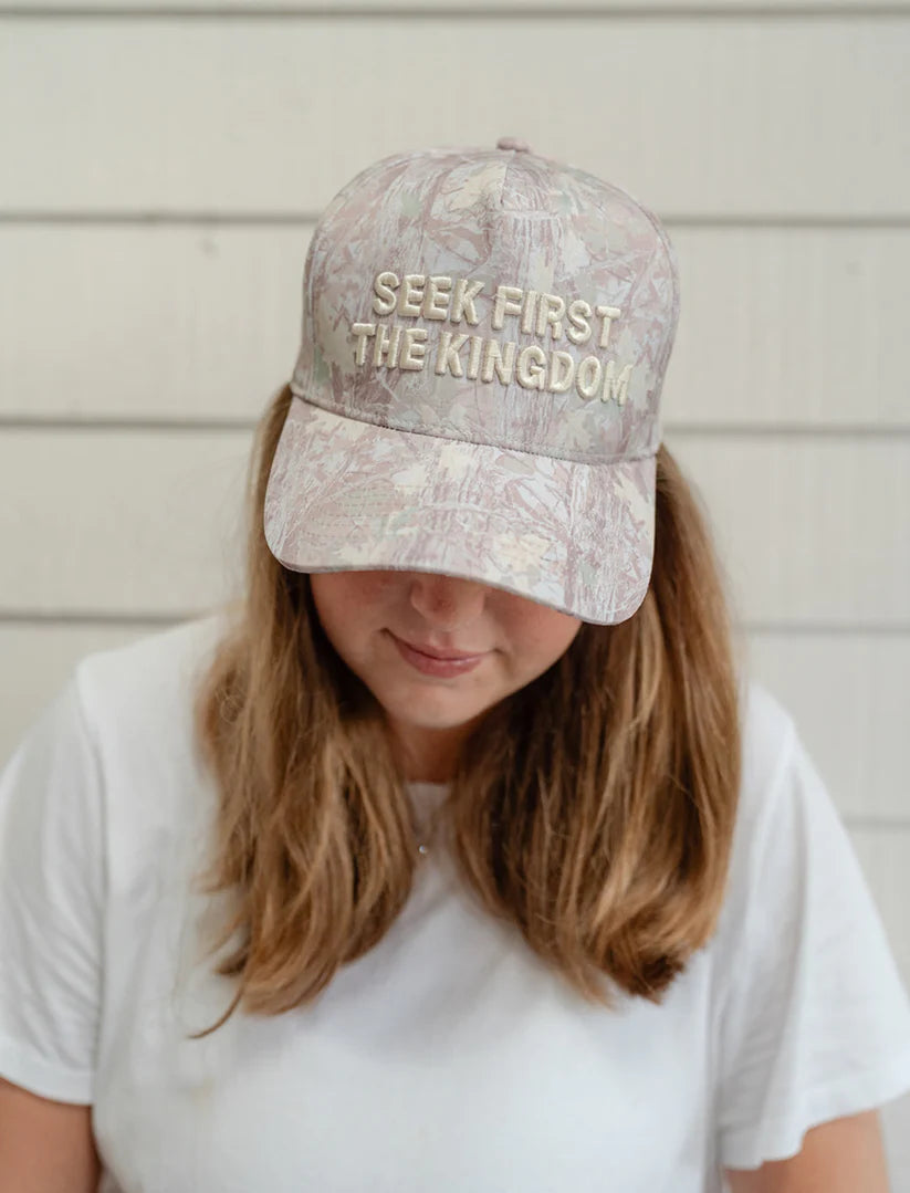 SEEK FIRST THE KINGDOM CAMO HAT
