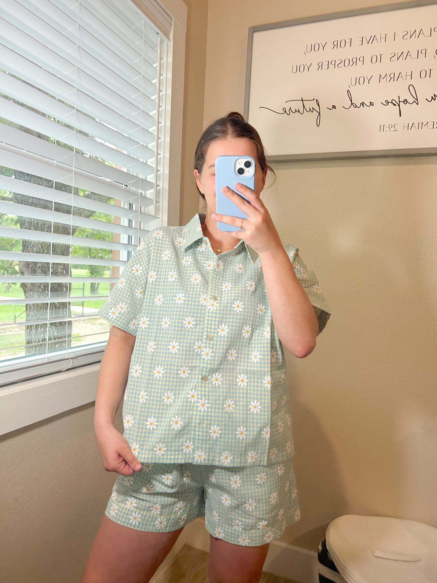 DAISY PLAID SET