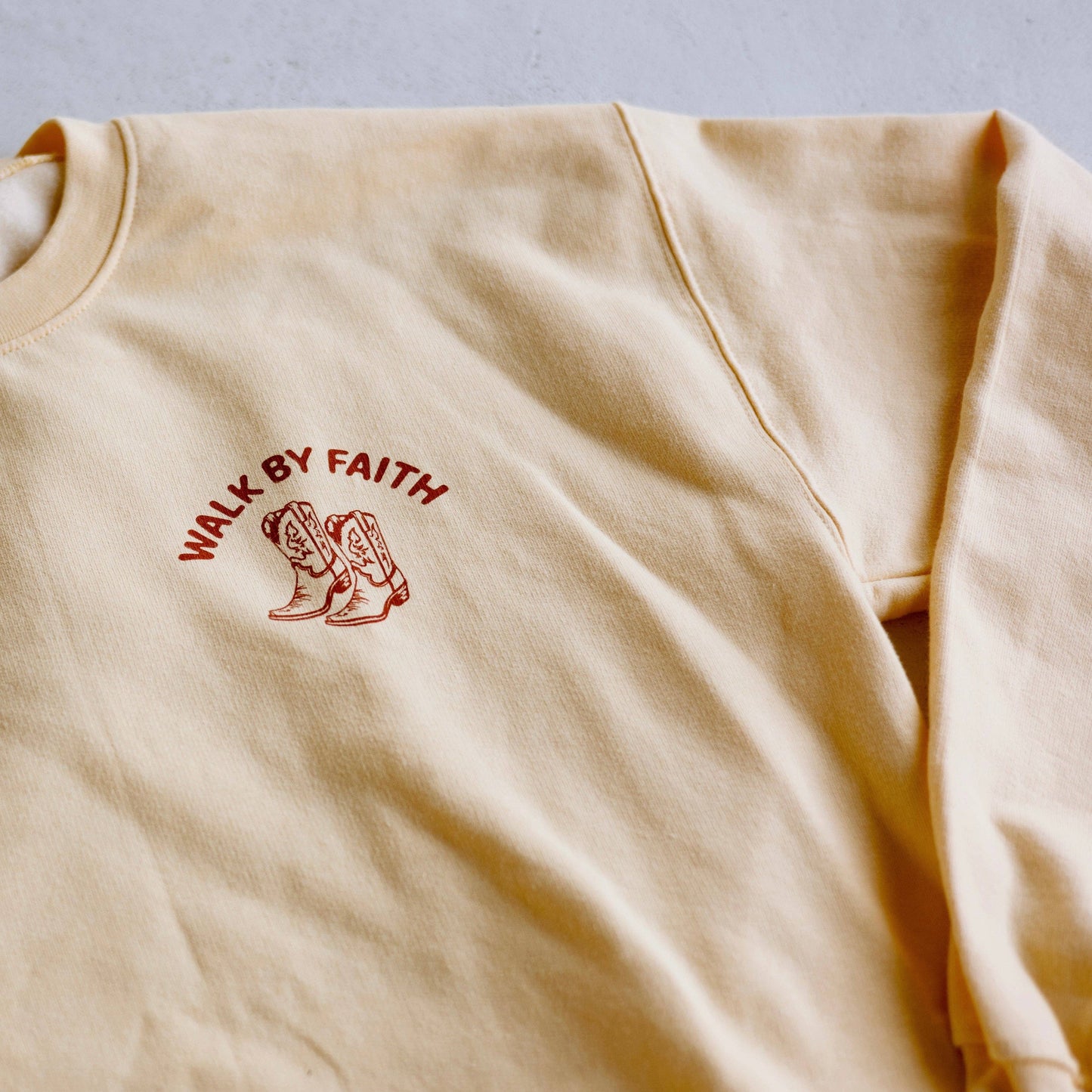 WALK BY FAITH CREWNECK