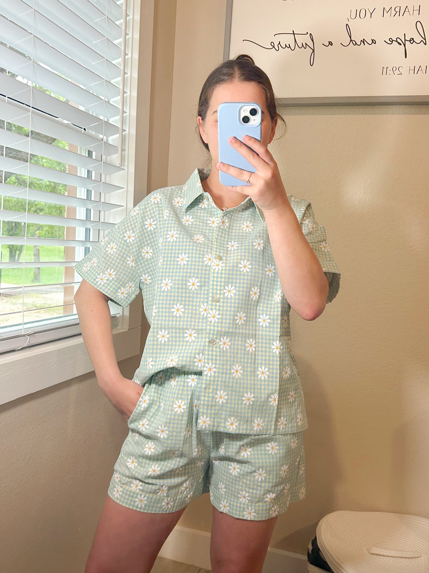 DAISY PLAID SET