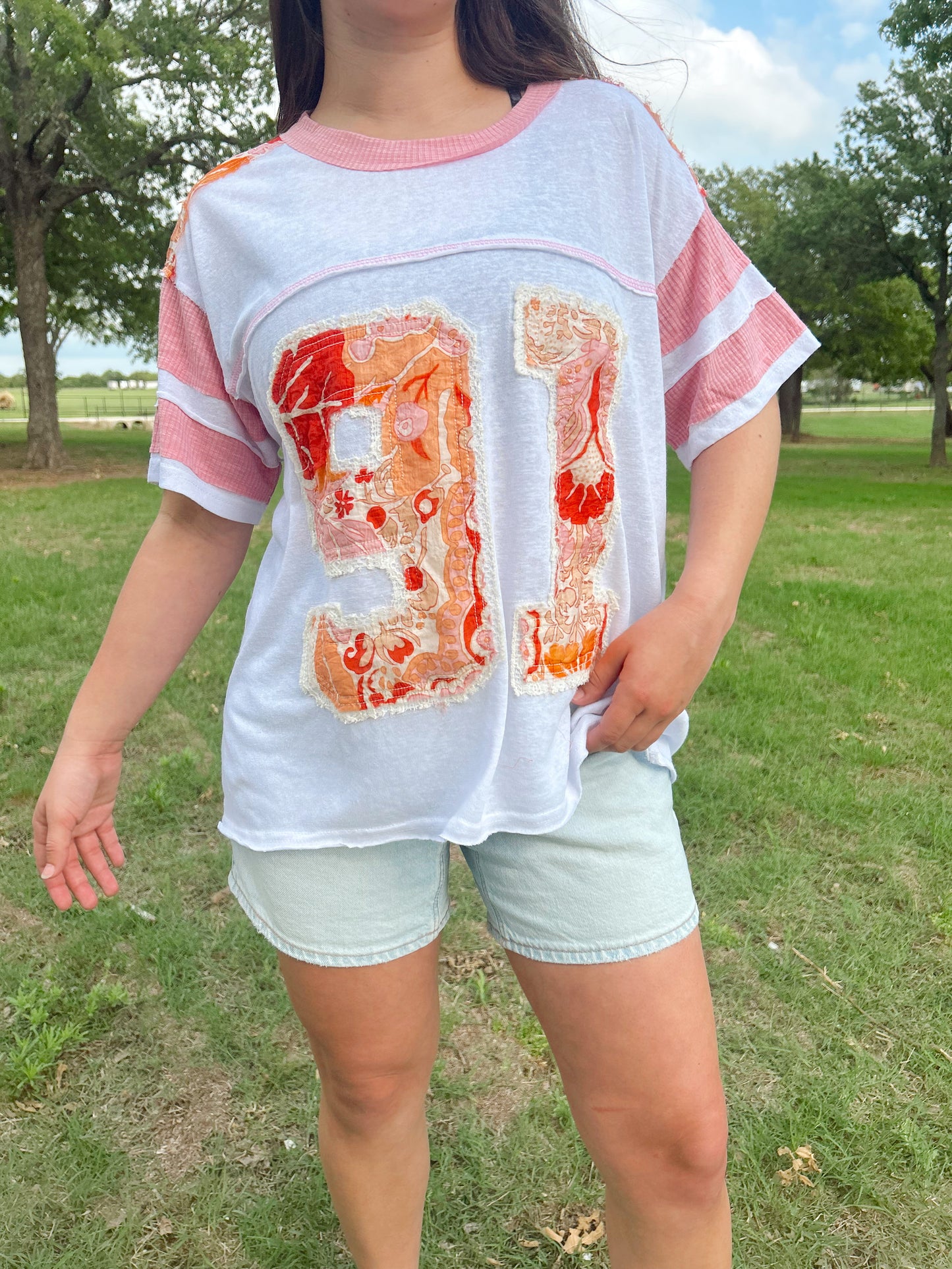 PATCH PLAY JERSEY TOP