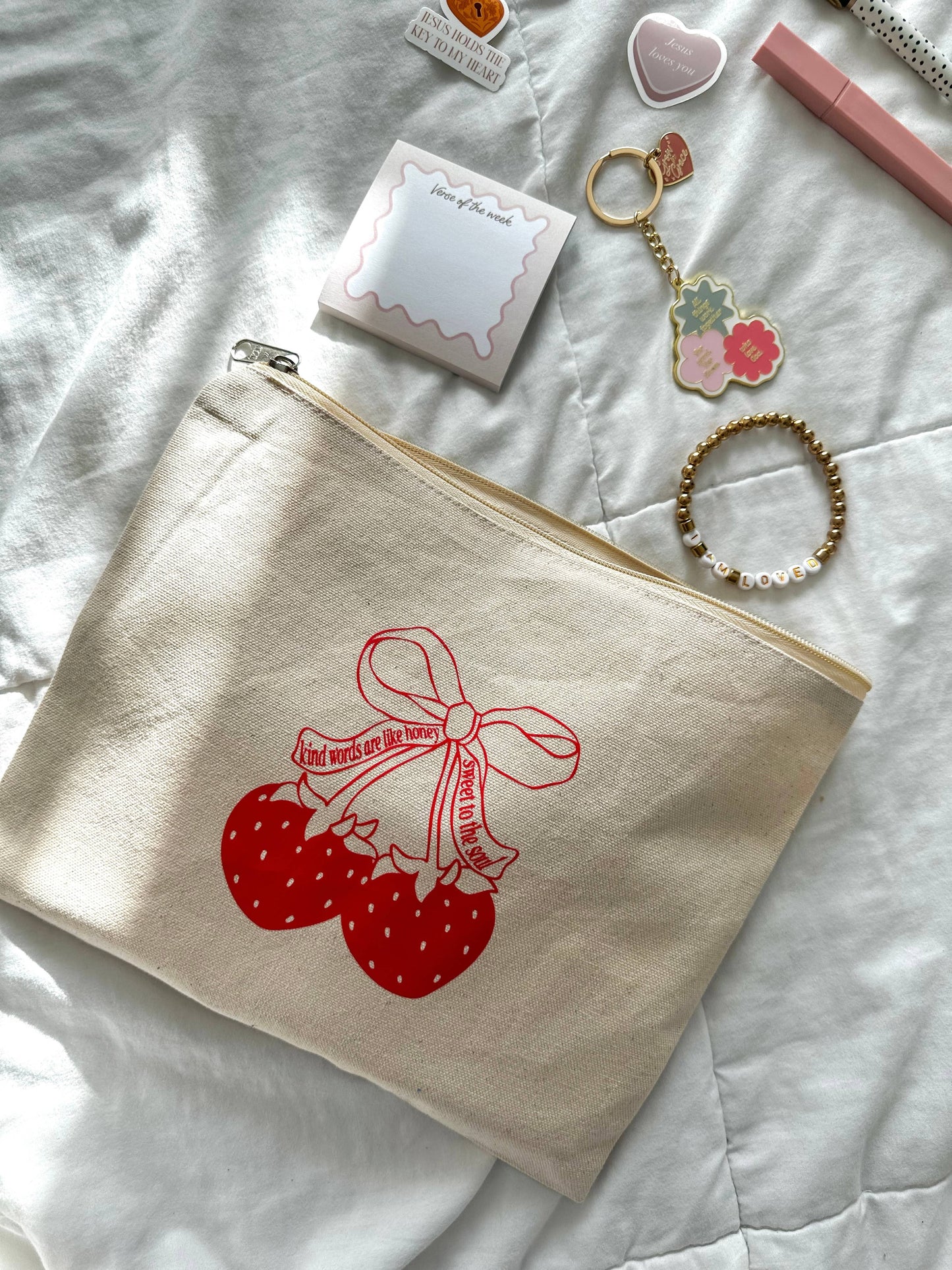 Cherry Bow Pouch