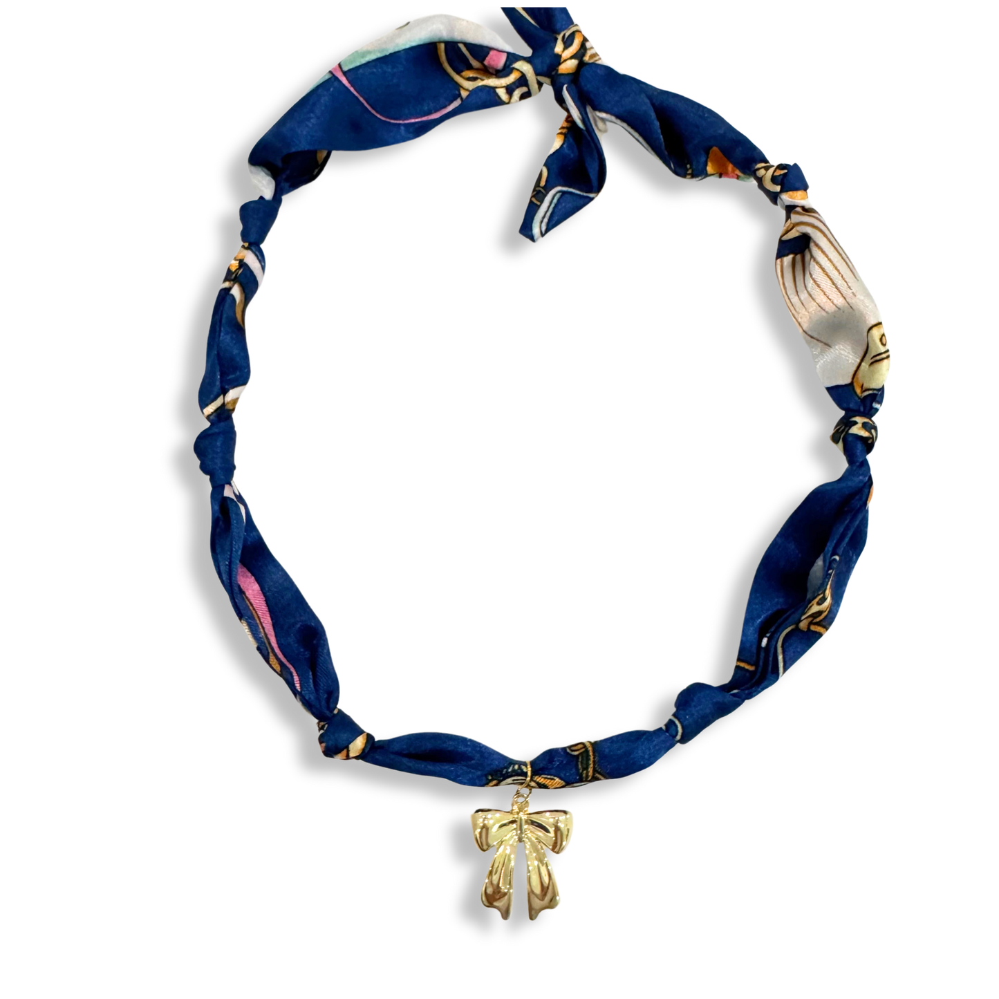 SCARF BANDANA CHARM NECKLACE