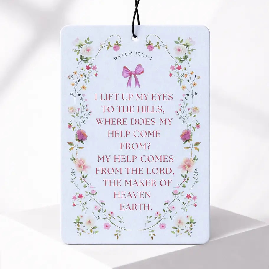 LIFT MY EYES CAR FRESHIE - Rose