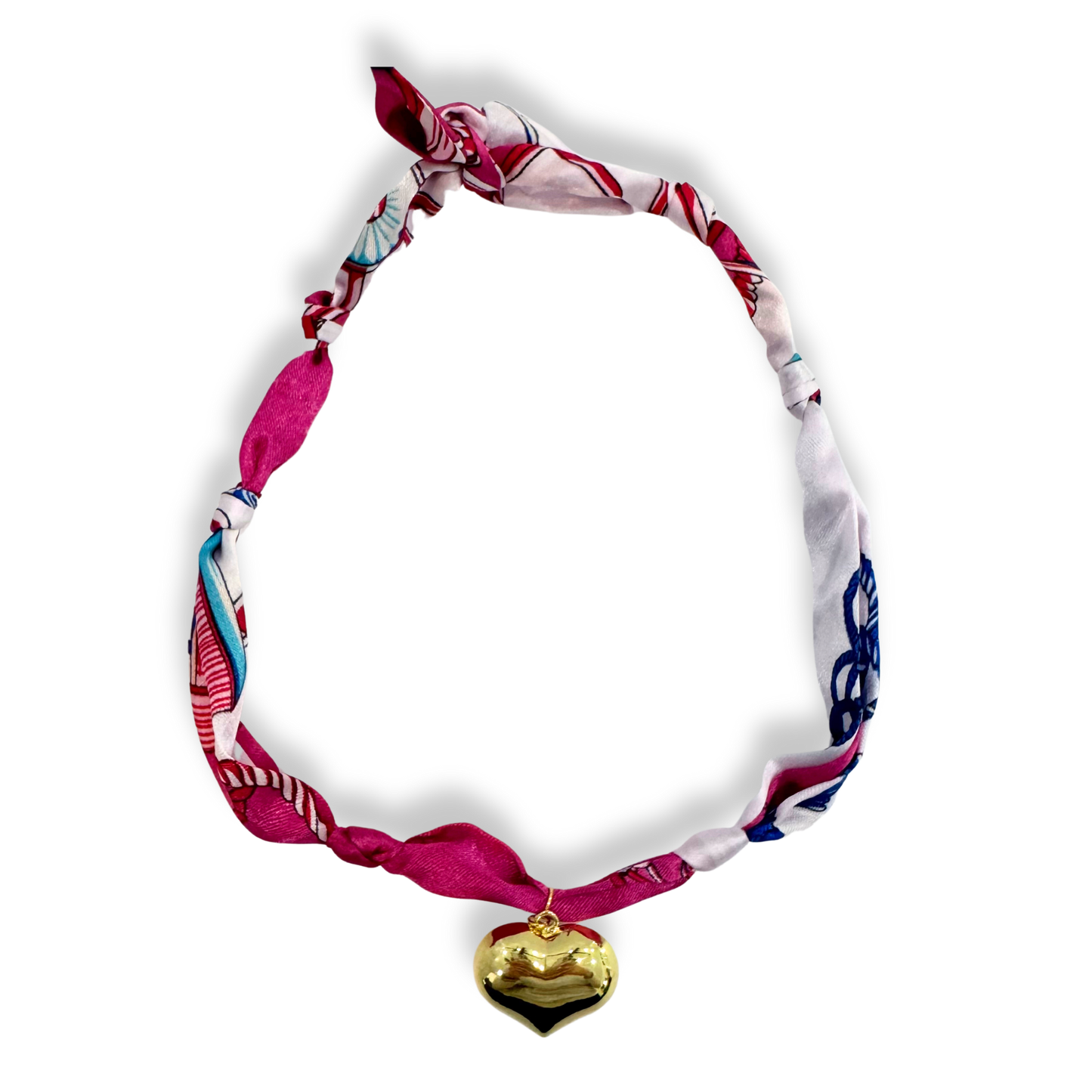 SCARF BANDANA CHARM NECKLACE