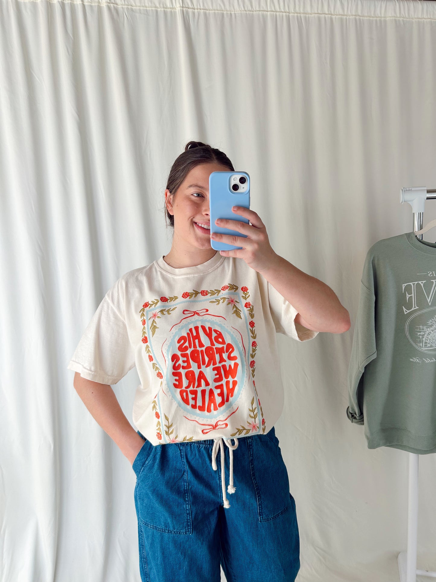 BY HIS STRIPES WE ARE HEALED TEE