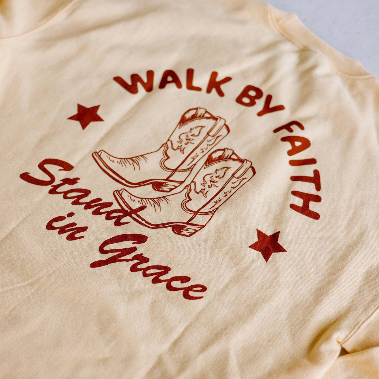 WALK BY FAITH CREWNECK