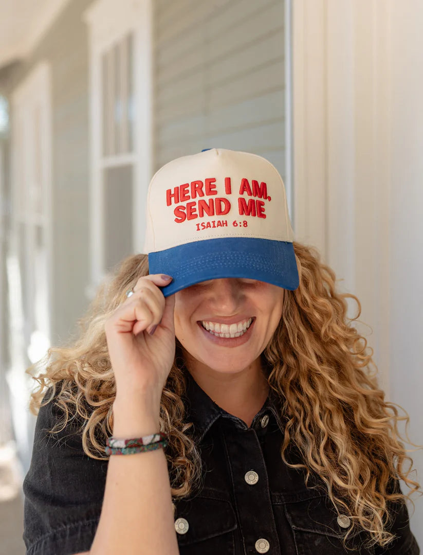 HERE I AM SEND ME ISAIAH 6:8 HAT