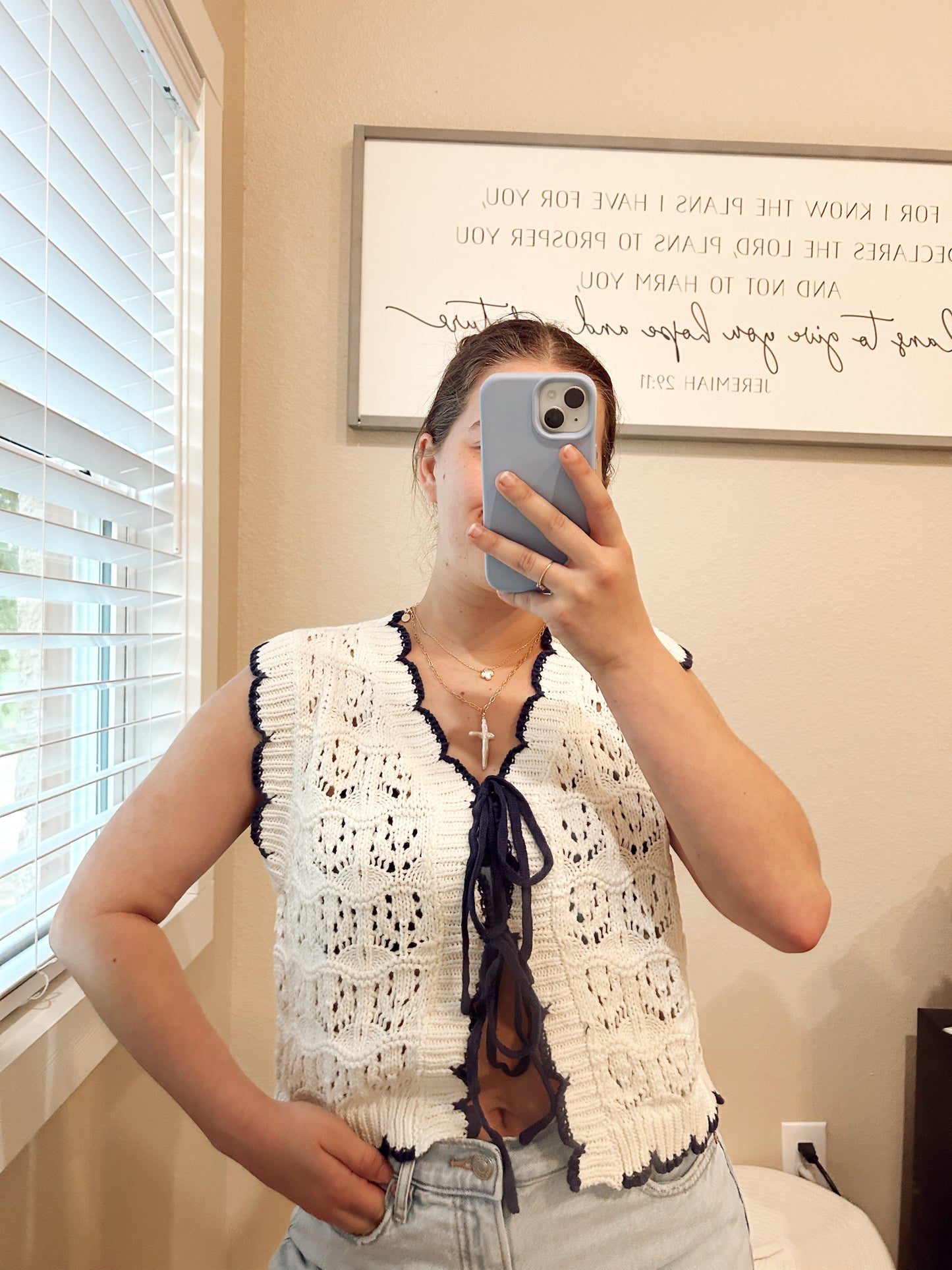 BOW & THREAD CROCHET VEST