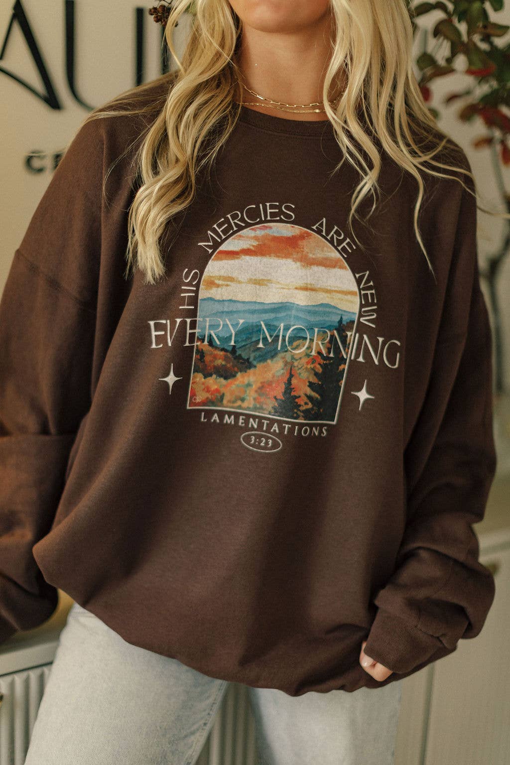 HIS MERCIES ARE NEW SWEATSHIRT