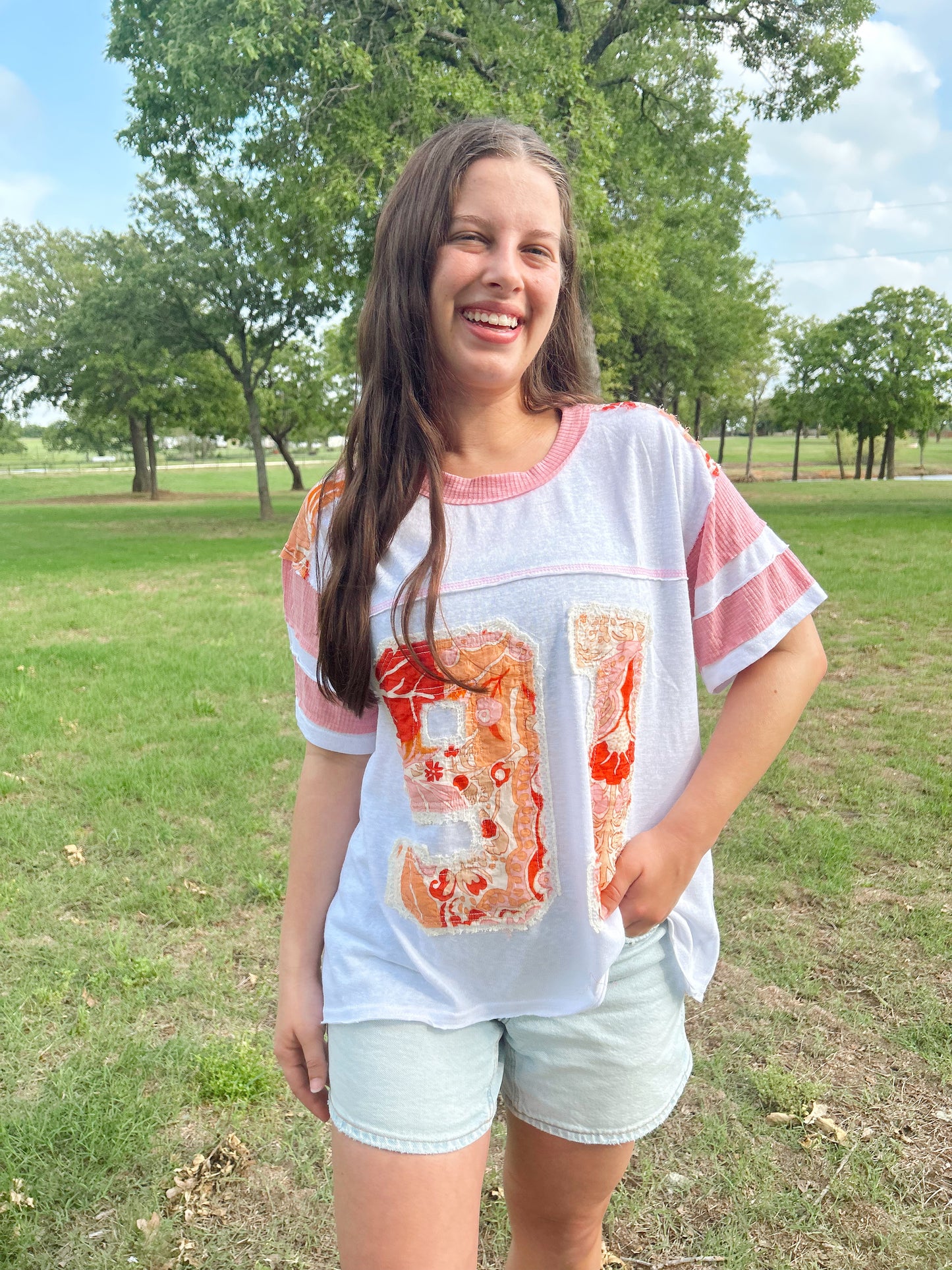 PATCH PLAY JERSEY TOP