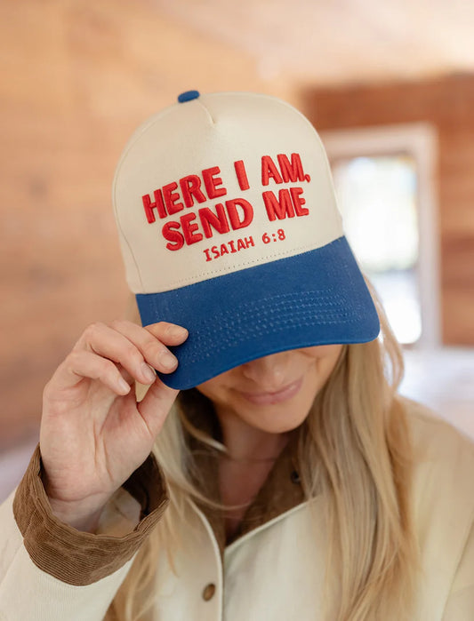 HERE I AM SEND ME ISAIAH 6:8 HAT
