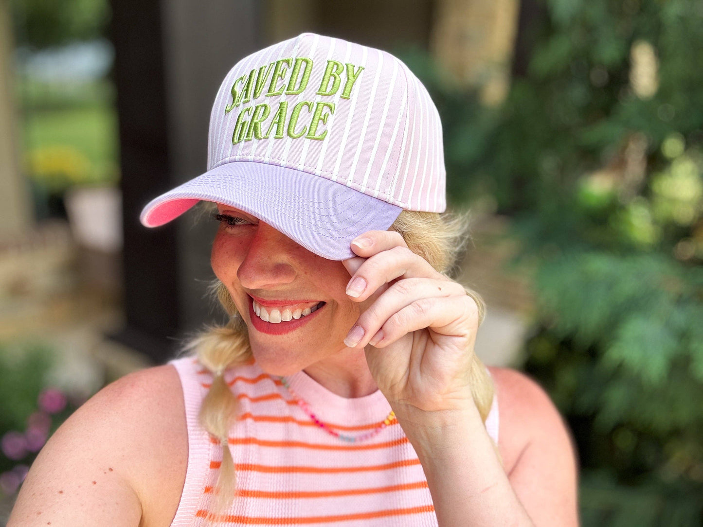 SAVED BY GRACE HAT