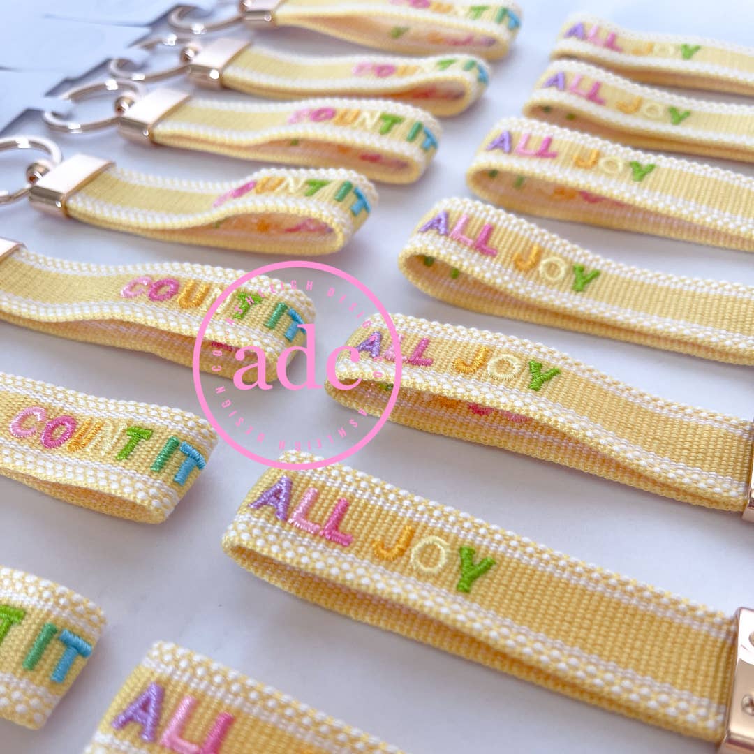 COUNT IT ALL JOY KEYCHAIN