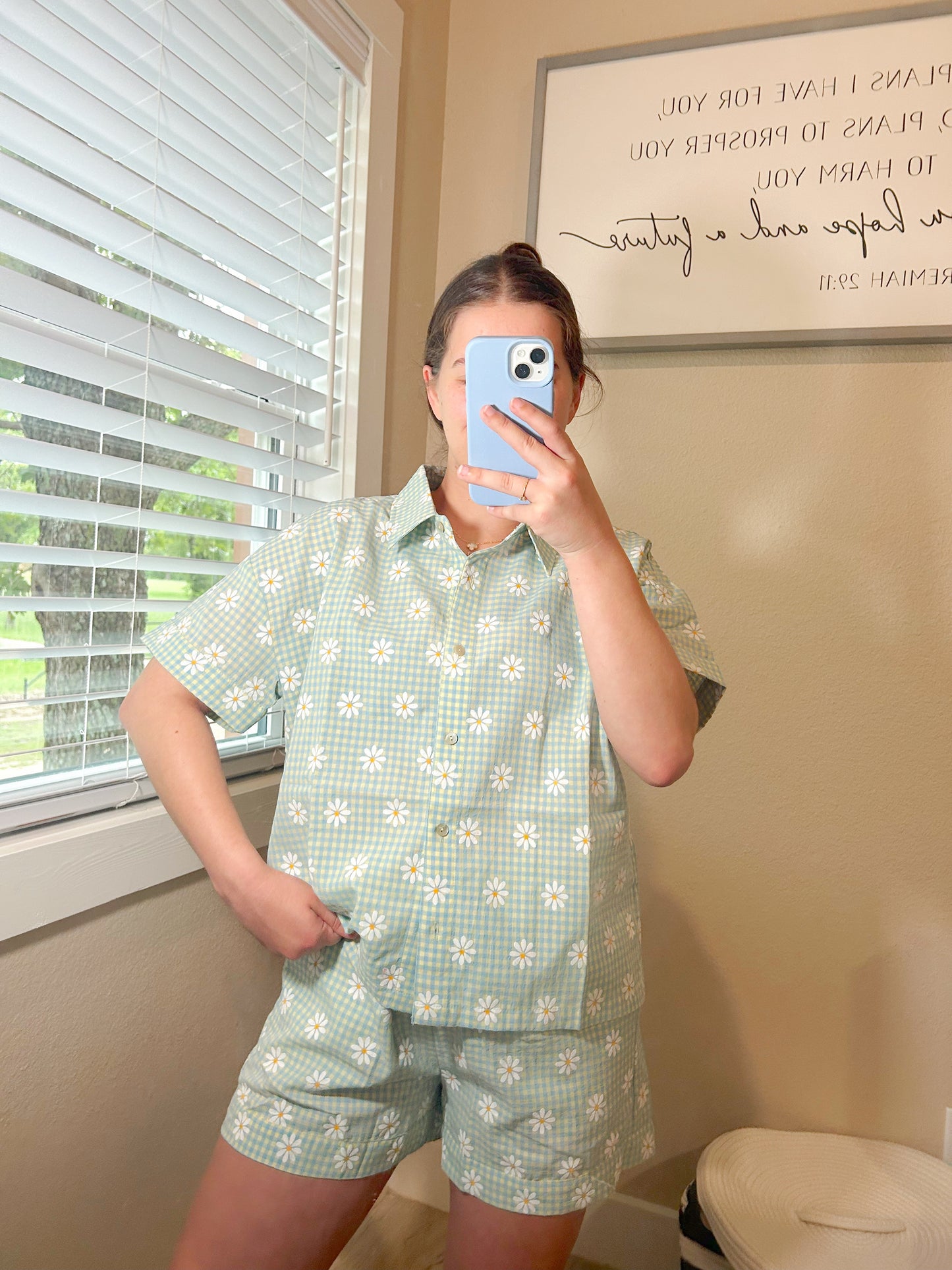 DAISY PLAID SET
