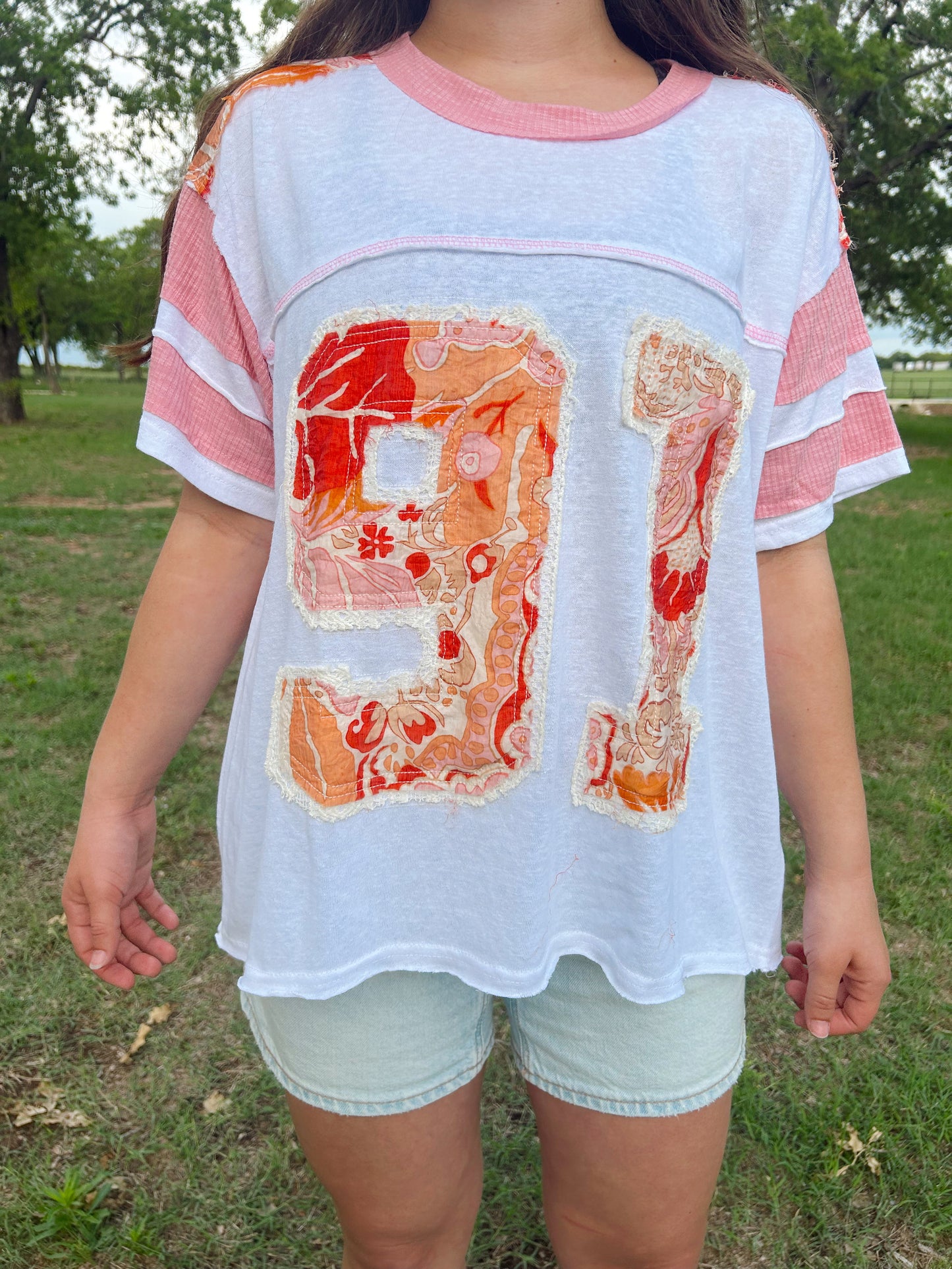 PATCH PLAY JERSEY TOP