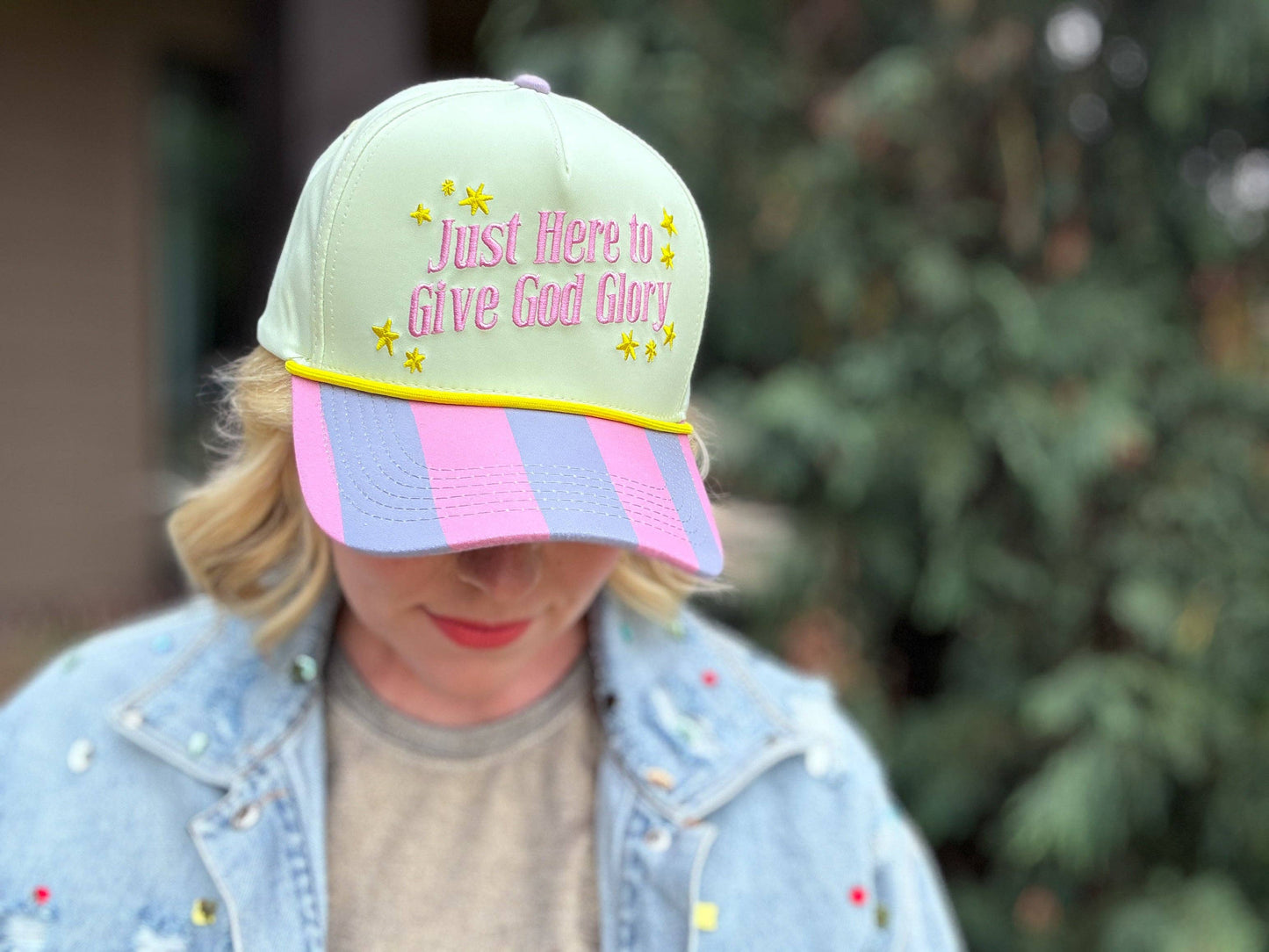 GIVE GOD GLORY HAT l