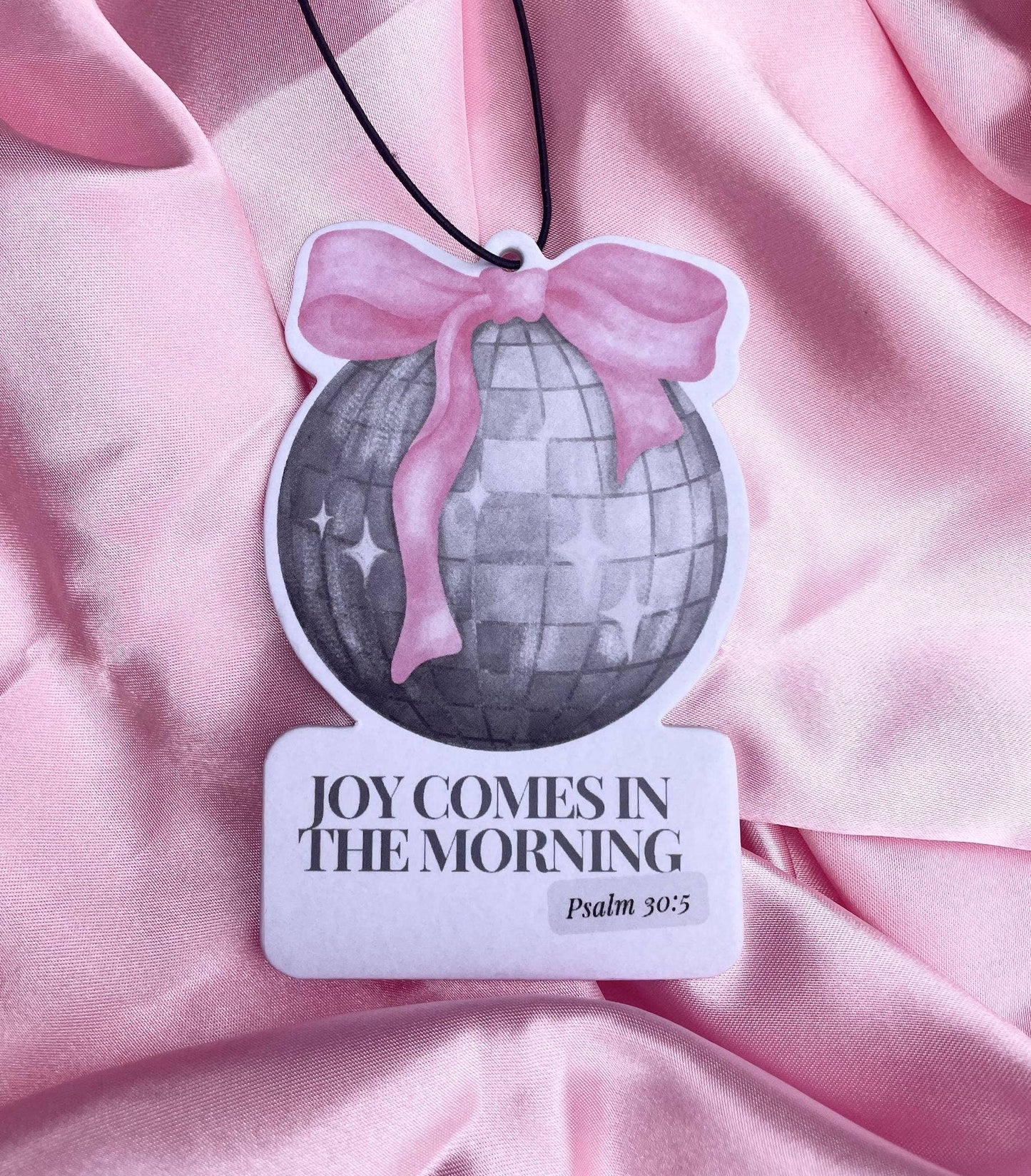 JOY COMES IN THE MORNING CAR FRESHIE - Honeydew