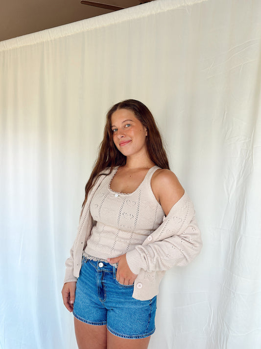 SWEETHEART CORE CARDIGAN SET