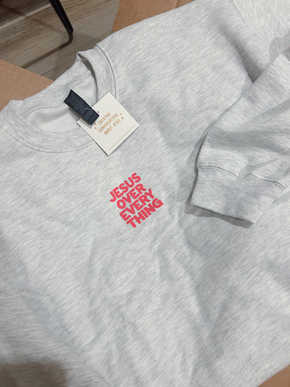 JESUS OVER EVERYTHING CREWNECK