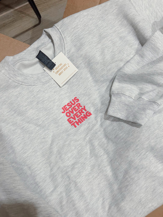 JESUS OVER EVERYTHING CREWNECK