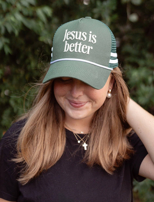 JESUS IS BETTER HAT