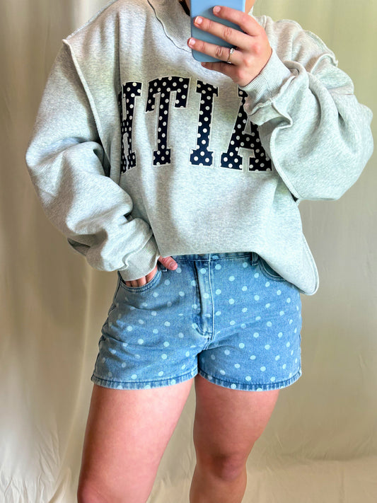 DOTTIE DENIM SHORTS