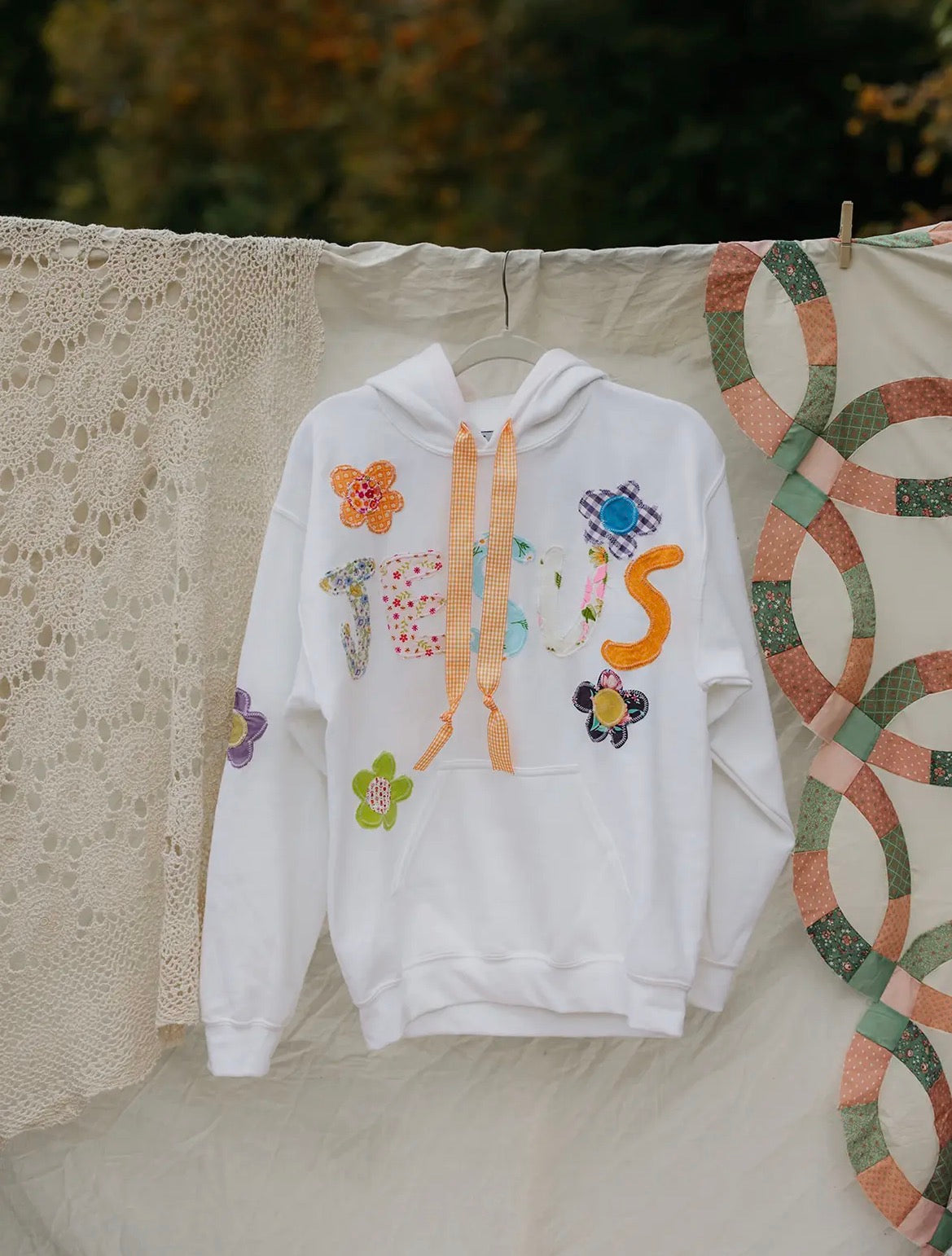 JESUS PATCHWORK HOODIE (PREORDER)