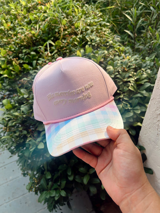 HIS MERCIES ARE NEW HAT