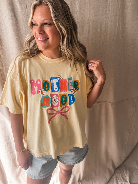 MOTHERHOOD CROPPED TEE (PREORDER)