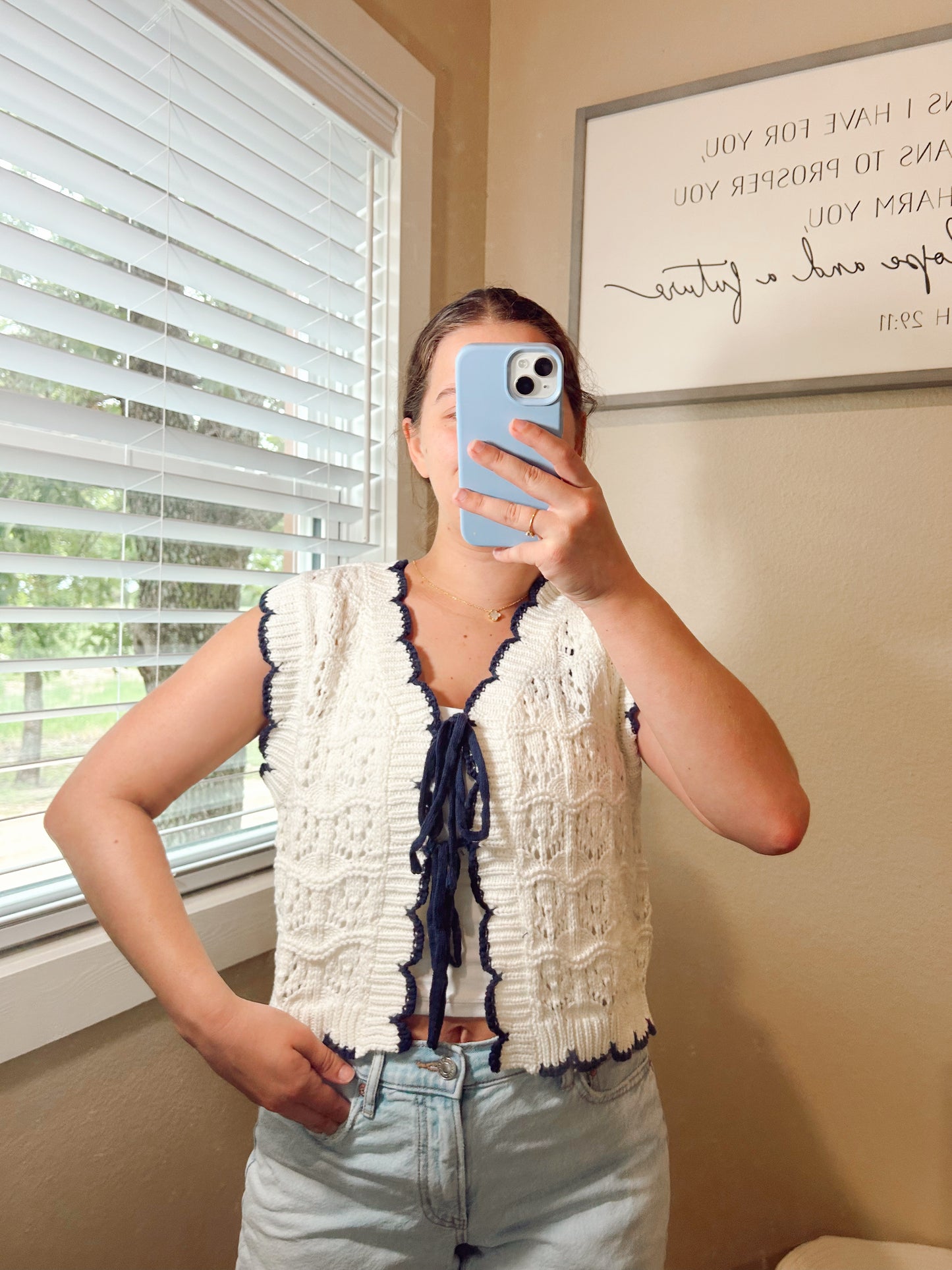 BOW & THREAD CROCHET VEST