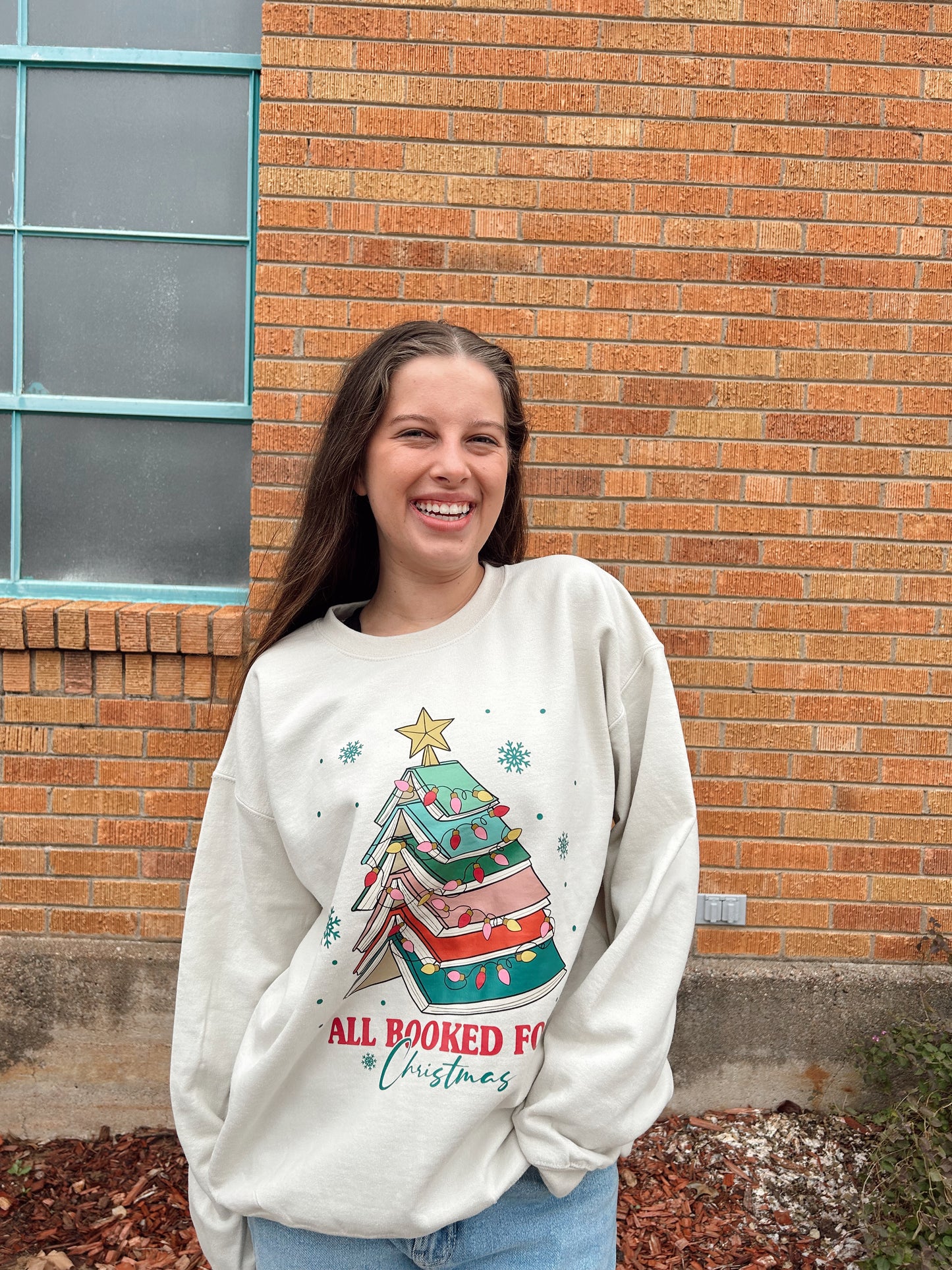 All Booked For Christmas Sweatshirt