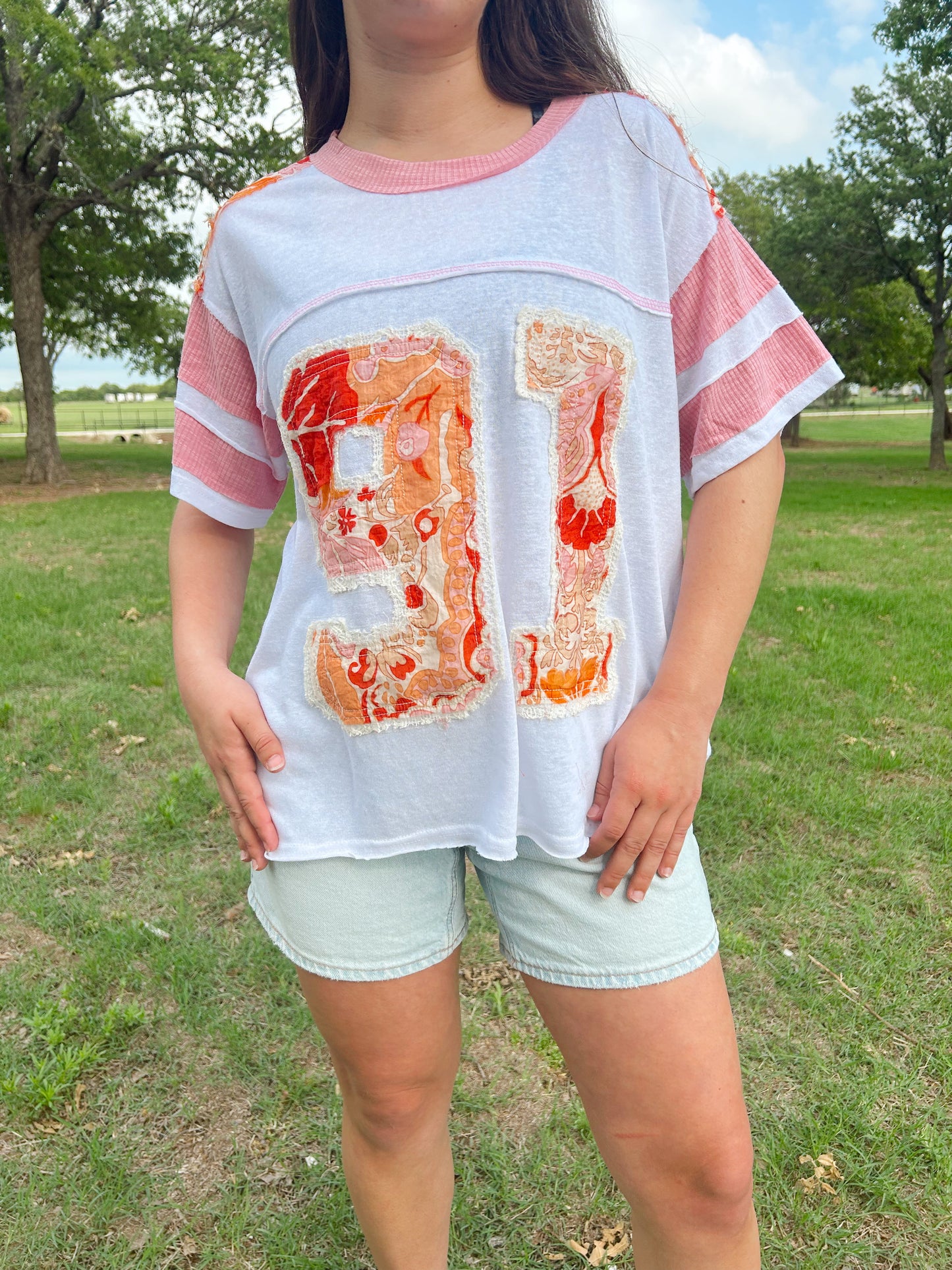 PATCH PLAY JERSEY TOP