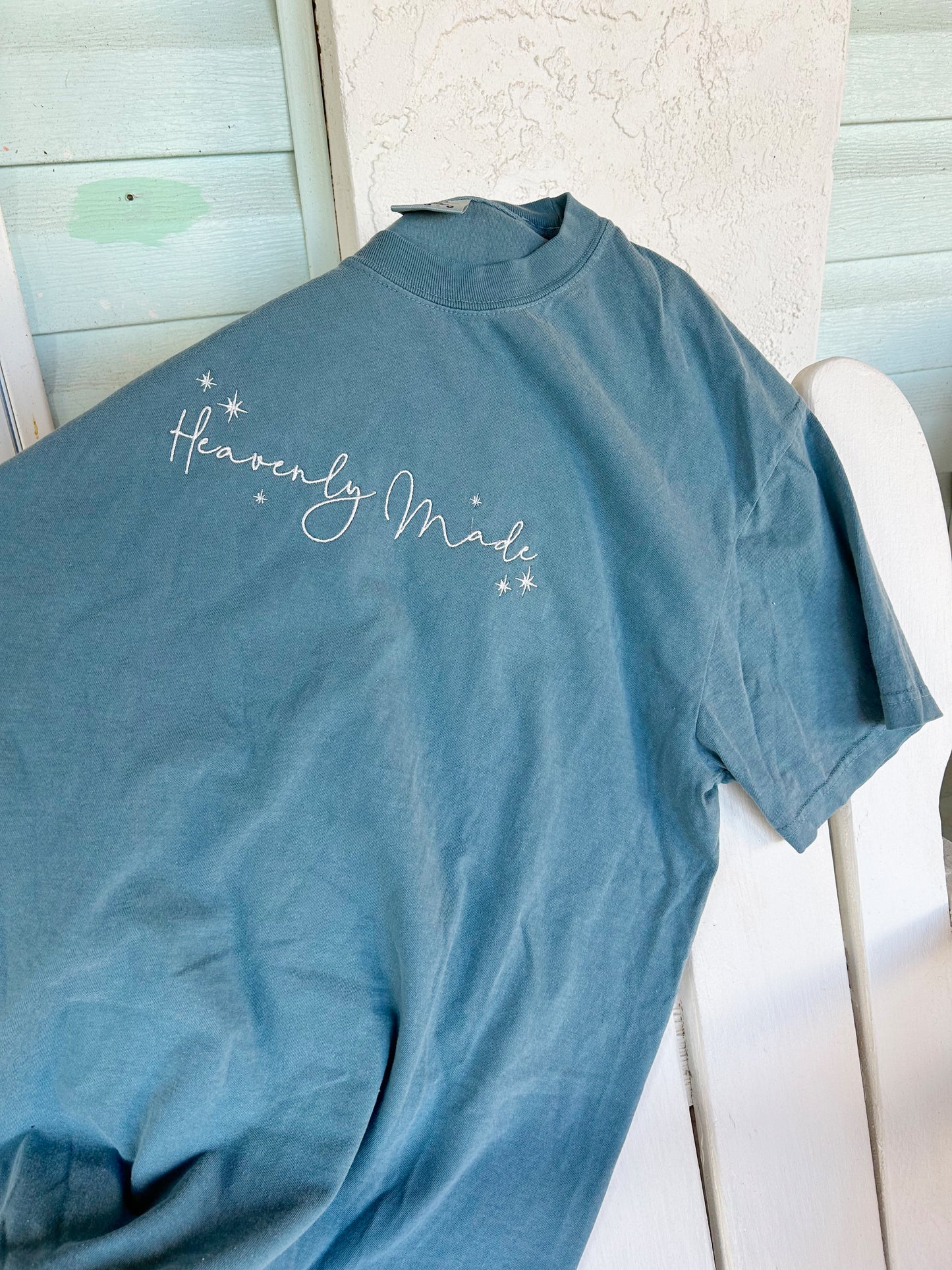 Heavenly Made Embroidered Tee