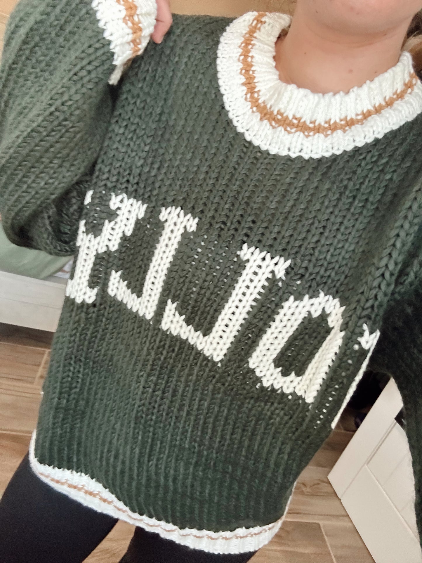 Jolly Knit Forest Green Sweater