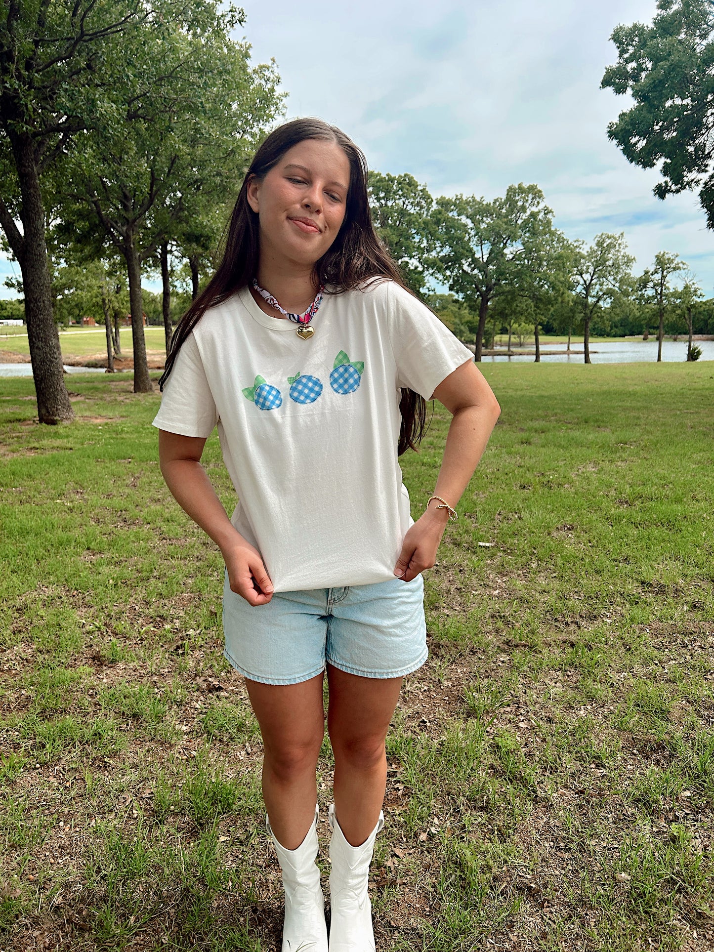 BLUEBERRY PATCH TOP