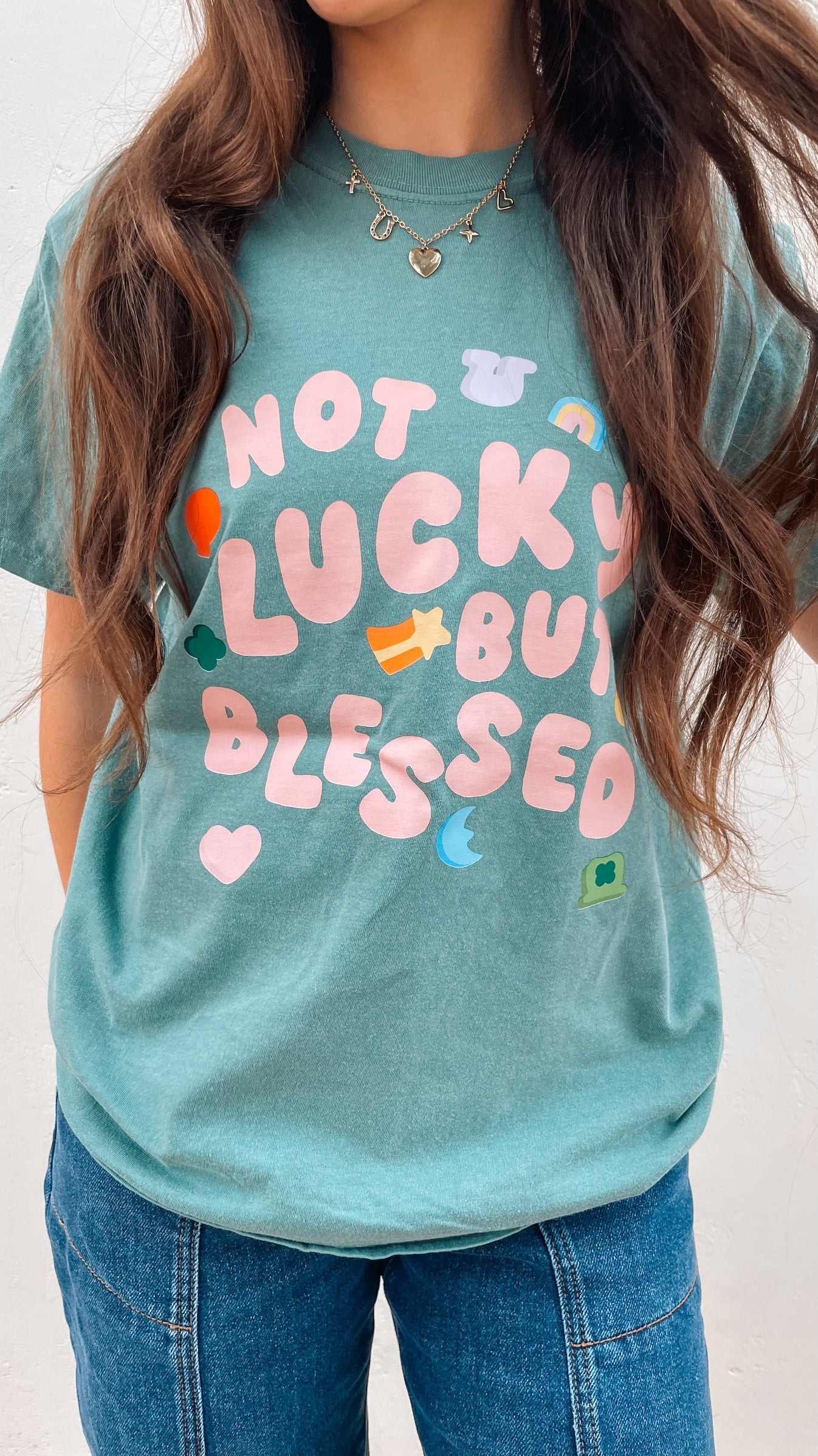 NOT LUCKY BUT BLESSED TEE (PREORDER)