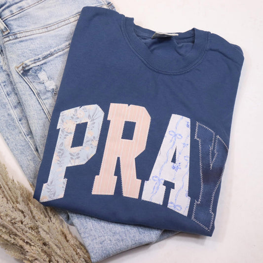 (PREORDER) PRAY PATCHWORK TEE