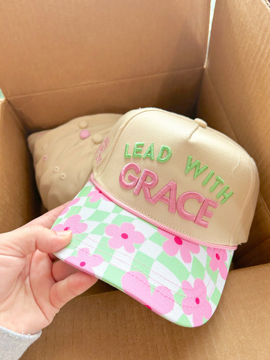 LEAD WITH GRACE HAT