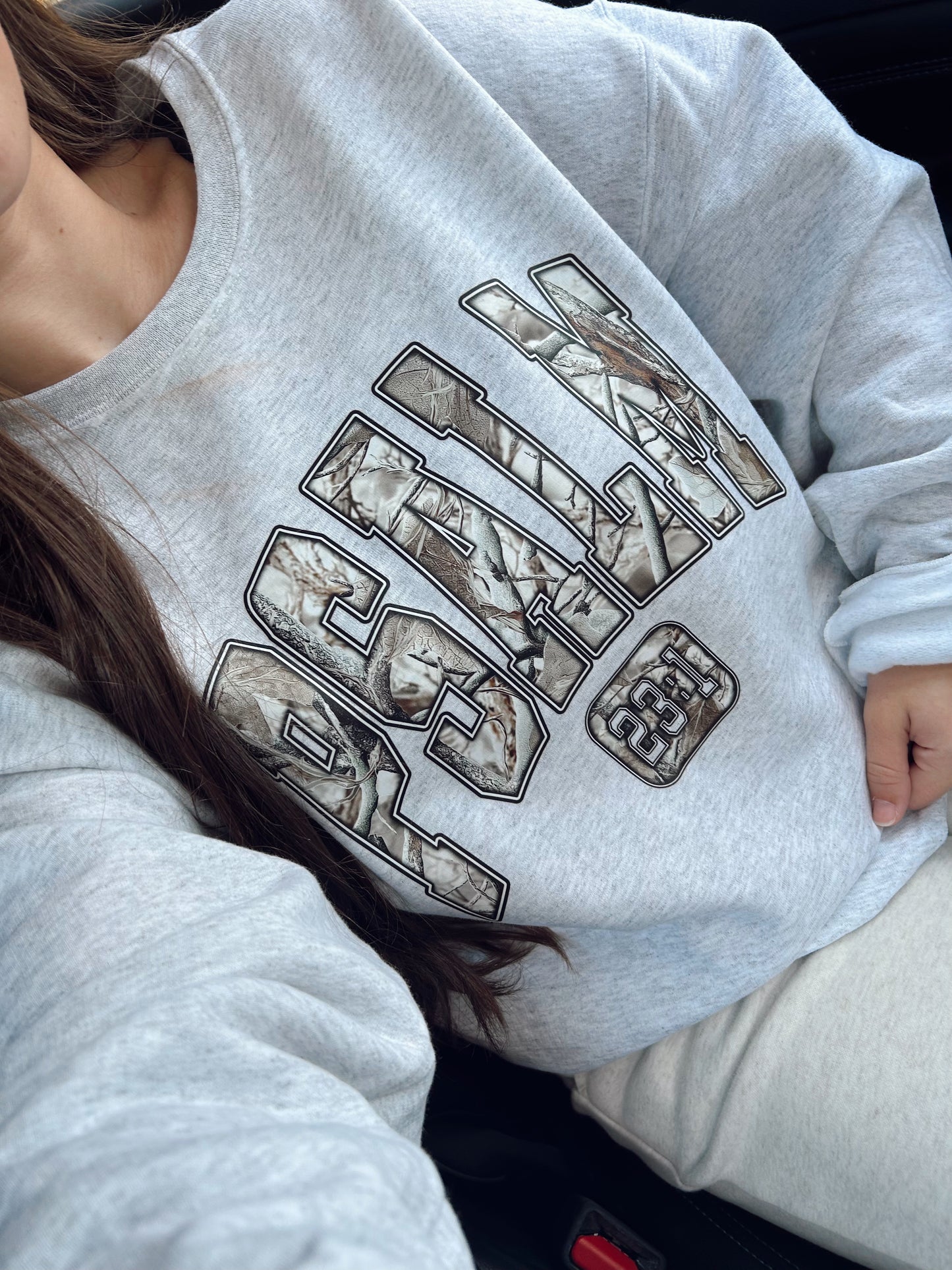 (PREORDER) PSALM 23:1 CAMO SWEATSHIRT