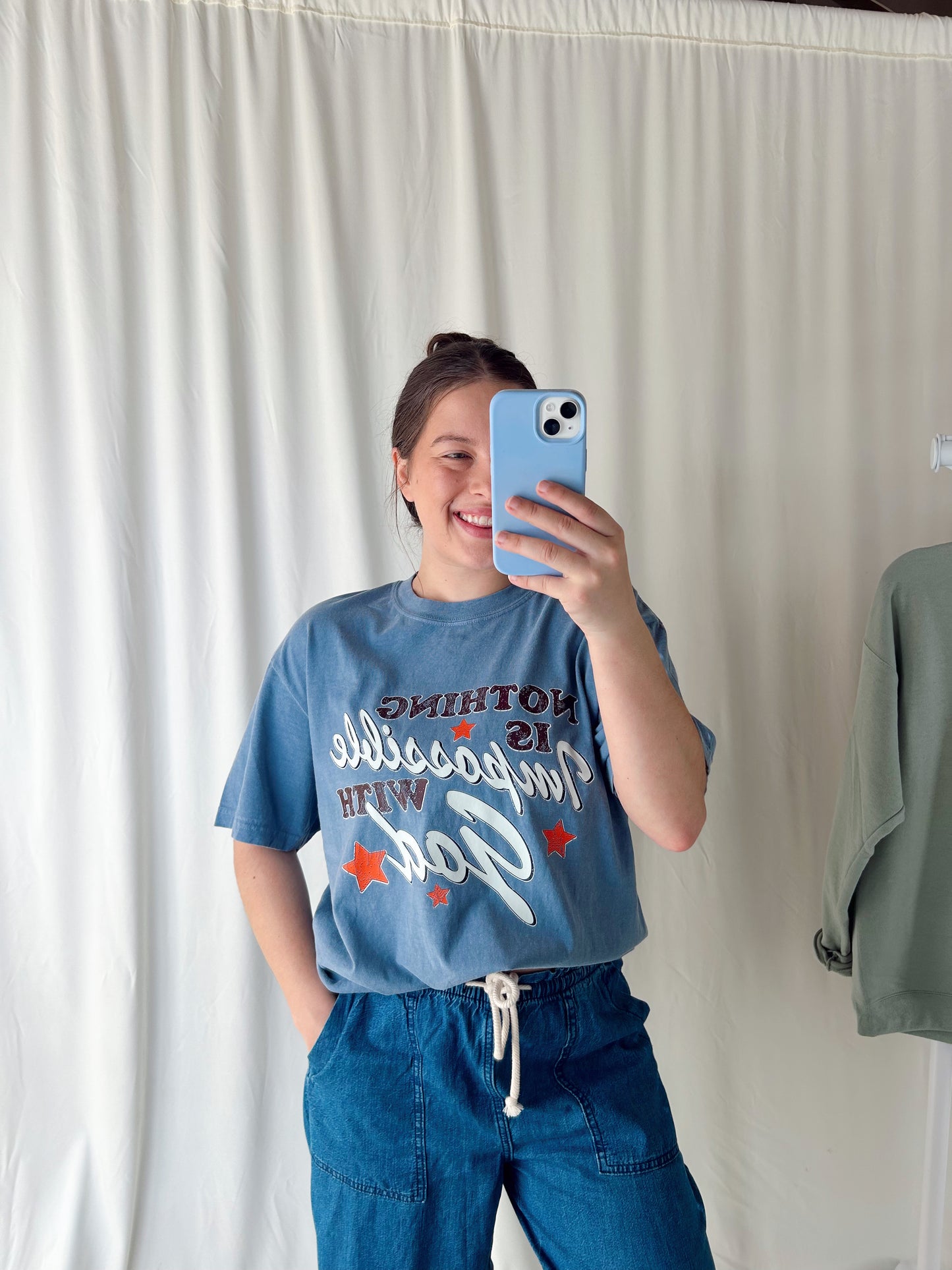 NOTHING IS IMPOSSIBLE WITH GOD TEE