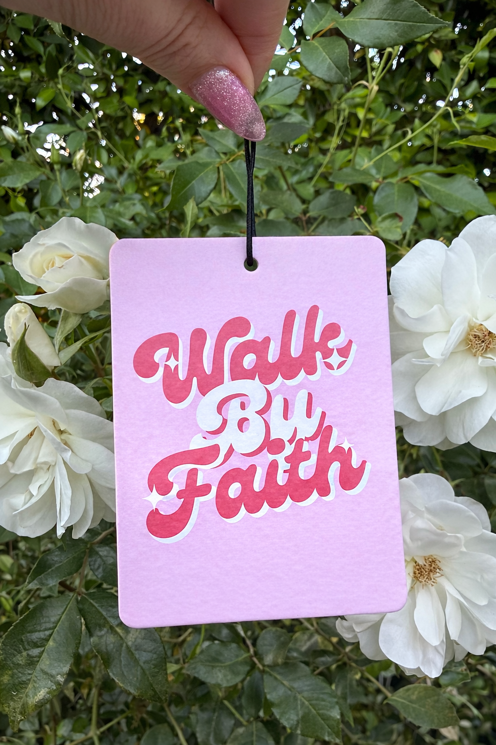 WALK BY FAITH CAR FRESHIE - Cherry
