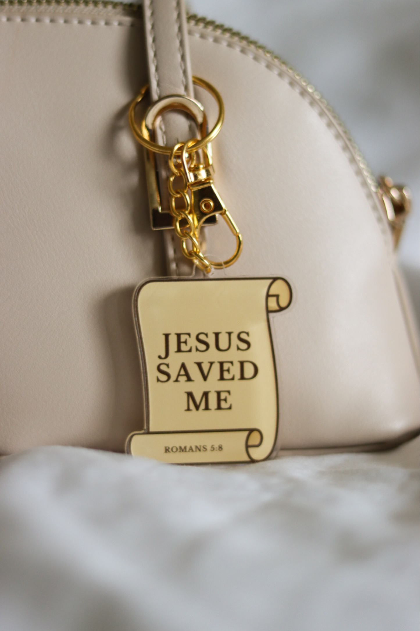 JESUS SAVED ME KEYCHAIN