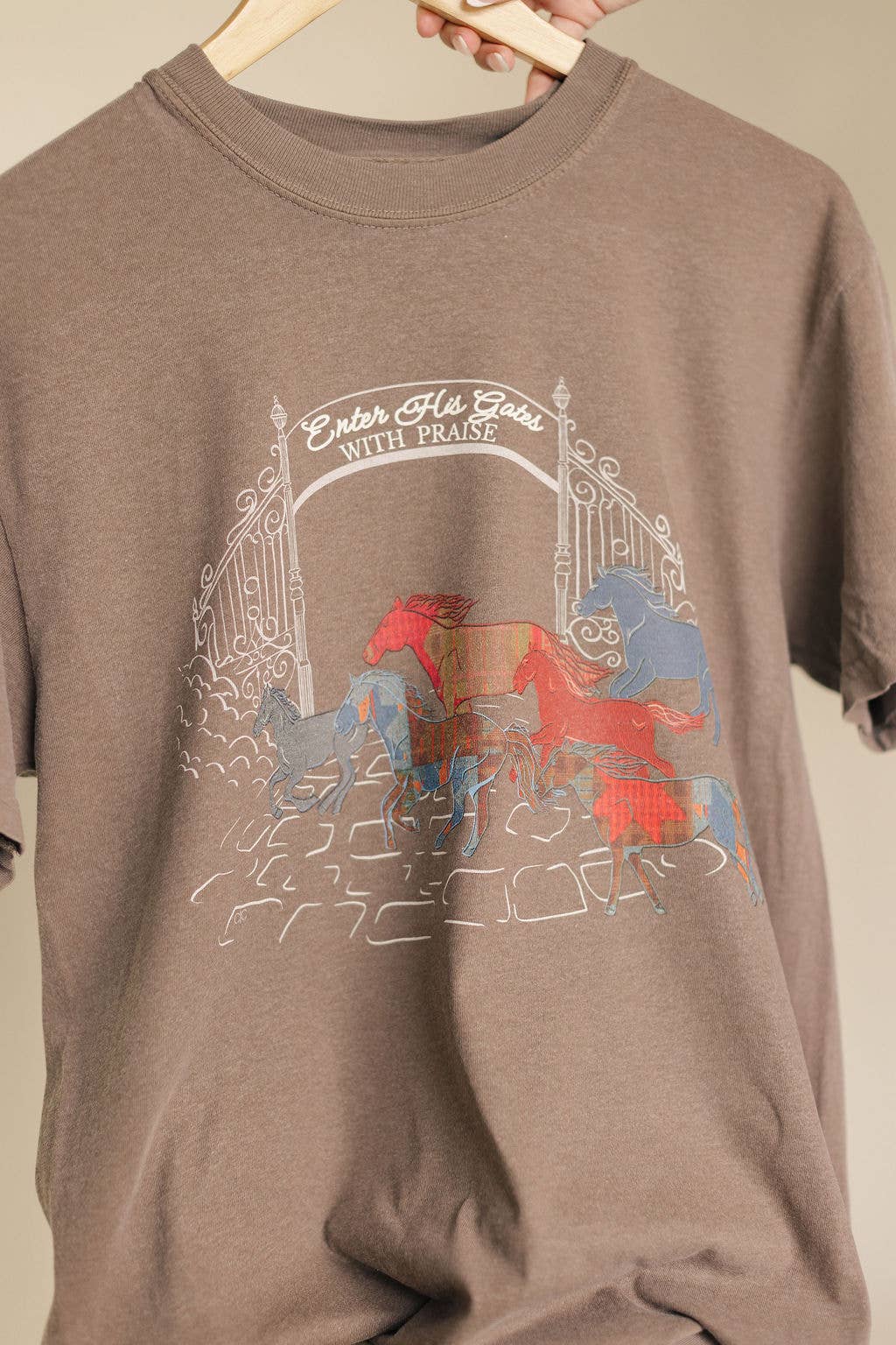 ENTER HIS GATES WITH PRAISE TEE - Preorder