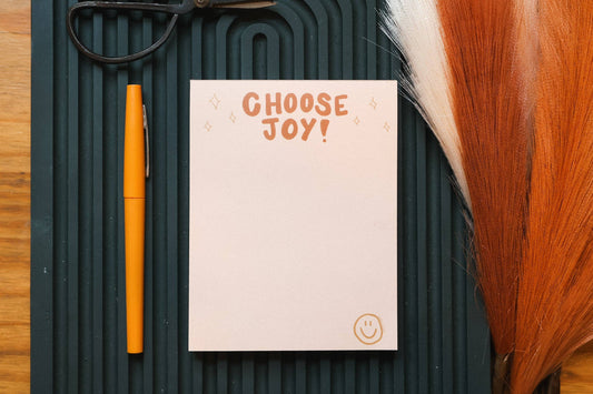 Choose Joy Handlettered Notepad