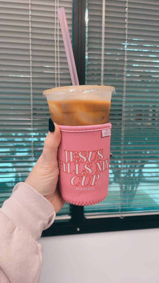 JESUS FILLS MY CUP SLEEVE