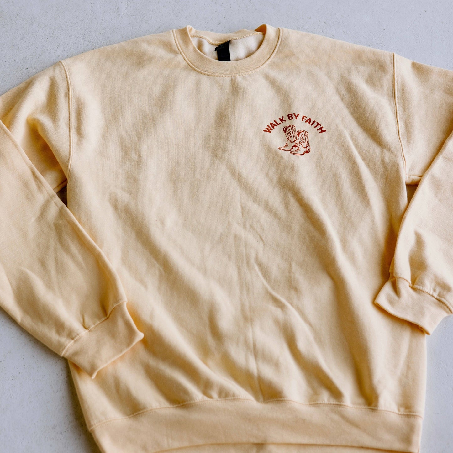 WALK BY FAITH CREWNECK